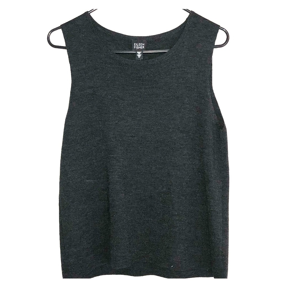 NWT Eileen Fisher Jewel Neck Shell